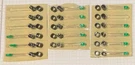 Qty =13 Hp 5082-4950 Green Solid State Lamps T-1 3/4 Led Gallium Phosphide Diode. Fixed Price $35.00.