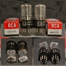 Rca 6SN7 Gtb Tube 1951 Tough Dogs 2 Hole Black Ladder Plates Matching Set. Fixed Price $46.85.