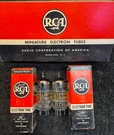 Nos Nib Matched Rca 12AZ7A Black Plate Tubes Usa 1964. Fixed Price $55.00.