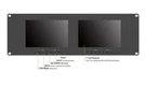 Lilliput RM-7024 7" 3RU Rack Monitors With Dual Vga & Video In/outputs Metalcase. Fixed Price $285.00.
