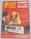Allied Radio Shack 1971 Catalog - Cat. 300 50TH Anniversary. Fixed Price $20.21.