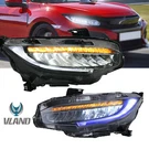 Vland Blue Drl&led Headlights For 2016-2021 Honda Civic W/sequential Turn Signal. Fixed Price $294.99.