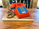 Working Itt 2500 Touch Tone Telephone: Vintage Push Button Orange Blue. Fixed Price $130.00.