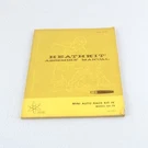 Heathkit GD-79 Mini Auto Race Iv Assembly Manual Slot Car Vintage. Fixed Price $29.99.