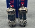 (2) Tung-sol JTL-5687 Mil Spec Vacuum Tubes Black Plates Test Nos Amplitrex. Fixed Price $34.99.