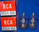 Nos Nib Pair Eimac 8165 / 4-65A Vacuum Tubes Branded For Rca. Fixed Price $99.99.