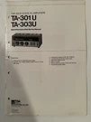 Toa Solid State Pa Amplifier TA-301U TA-303U Service Manual. Fixed Price $24.95.