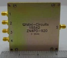 Mini-circuits ZN4PD-920 WAY-0 Splitter/combiner 800-920 Mhz. Fixed Price $24.95.