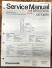 Panasonic KX-T4200 Telephone Service Manual *original*. Fixed Price $14.97.