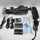 Panasonic PV-120D Omni Mini Movie Vhs Vintage Camcorder Optex Bag AFX6 W Accesso. Fixed Price $49.75.