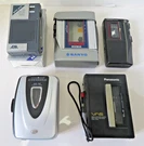 Panasonic, Ge, Duraband, Sanyo, Gran Prix, Cassette Players & Recorder Lot Of 5. Fixed Price $25.00.