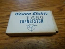 Vintage Western Electric Point-contact 1689 Transistor Cir. 1952. Fixed Price $350.00.