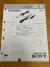 Sony DCC-70 Model Car Battery Cord Service Manual Original Oem Vintage Adapter. Fixed Price $19.99.