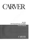 Carver AV-634 Amplifier Owners Manual. Fixed Price $22.24.
