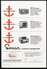 1962 Sonar Radio Model 30 Marine Telephone Direction Finder Etc Print. Fixed Price $29.97.