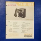 Sony SA-10FB Service Manual Original Paper Oem Repair Guide Usa. Fixed Price $24.95.