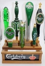 Carlsberg Beer Tap Handles Display Unit Lot Of 9 Vintage Rare. Fixed Price $185.00.