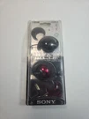 Sony MDR-Q33LP Ear Hook Stereo Headphones Black Red Interchangeable Caps. Fixed Price $54.34.
