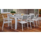 Modway Maine 9-PIECE Modern Aluminum Patio Dining Set White/light Gray. Fixed Price $822.32.