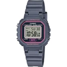 Casio LA20WH-8A, Illuminator, Digital Gray Resin Watch, Chronograph, Alarm. Fixed Price $25.92.