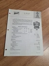Eimac 7034 4X150A 7035 4X150D Tube Info Sheet. Fixed Price $19.99.