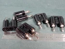 General Radio Nos 274-MB Dual Banana Jack Plugs Quantity 5 Black. Fixed Price $20.00.