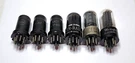 Lot Of Octal Tubes: 50L6GT, 6SK7GT/G, 6SA7GT/G, 12SJ7, CRC-6SK7, JAN-CKR-6AC7. Fixed Price $23.89.