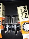 6DN7 Nos Tubes Tested Ob 2 Pcs Ge Black Plate. Fixed Price $39.99.