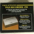 Voice Activated Tele Recorder 250 (automatic Recording System). Fixed Price $19.99.