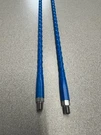 Dual Set Of 4' Blue W/black Caps Fiberglass Cb Antenna Whips For Cobra,uniden. Fixed Price $19.00.