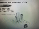 Heathkit SBA-300-4 Assembling Manual Digital. Fixed Price $5.99.
