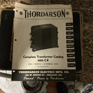 Thordarson Complete Transformer Catalog No. 400-CX-1939 Spring Summer. Fixed Price $9.95.