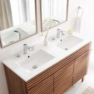 Modway Cayman 48" Double Basin Bathroom Sink White. Fixed Price $408.25.