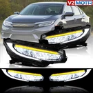 2PCS Vland Reflector Headlights For 16-21 Honda Civic 10TH W/dynamic Sequential. Fixed Price $394.99.