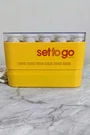 Vintage Clairol Set To Go Hot Rollers Travel Hair Curlers K5-S W/ Clips Tested. Fixed Price $34.99.