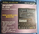 Sharp EL-6190 Memo Master Alarm 500 Clock Simple Calculator Electronic Organizer. Fixed Price $35.00.