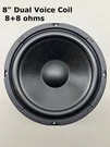 Infinity RS-4001 Dual Voice Coil 8" Woofer Ohms For Super Bass Free Shipping. Fixed Price $47.00.