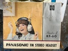 Vintage Panasonic RF-60 Headphones Fm Stereo. Fixed Price $654.78.