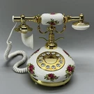 Hentak Limited HT-00 Telephone Porcelain Rose Design Desktop Landline. Fixed Price $129.96.