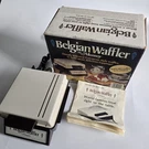 Vintage Munsey Belgian Waffler BW-2 Maker Iron With Box & Manual. Fixed Price $29.00.