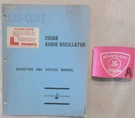 Hewlett Packard 200AB Audio Oscillator Operating And Service Manual. Fixed Price $27.97.