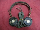 Antique Radio Headphones Chief Cf Cannon Earphone Cloth Cord Springwater Ny. Fixed Price $49.99.