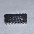 Rca CD4516BF 4000/14000/40000 Series Bidirectional Binary Counter, CDIP16. Fixed Price $5.40.
