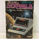 Tomy Scramble Lsi Electronic Handheld Game 1982 Konami Vintage Retro Box Used Ja. Fixed Price $125.00.
