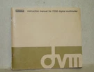 Fairchild Digital Multimeter 7050 Instruction Manual. Fixed Price $29.50.