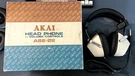 Vintage Akai ASE-22 Headphones With Volume Control, Made Japan, Stereo Audio. Fixed Price $30.00.