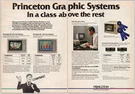 Princeton SR-12P HX-12E HX-9 Color Monitor Graphics Systems 1986 Print Ad. Fixed Price $12.85.