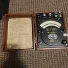 Weston Instruments Model 310 With Wood Case Vintage United States Air Force. Fixed Price $80.00.
