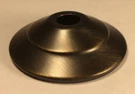 New 2 3/4" Solid Spun Brass Vase Lamp Cap, Plate, Antique Finish 606A. Fixed Price $8.32.