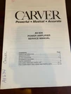 Carver AV634 AV-634 Service Manual *original**. Fixed Price $19.99.